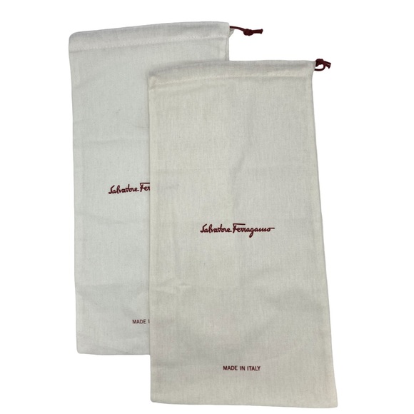 New - Ferragamo Shoe Dust Bags - 8.5”W x 16.5”H - Qty 2 - Picture 1 of 1
